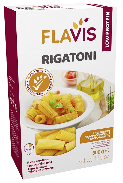 FLAVIS RIGATONI APROTEICI 500 G - farmaidea24.com