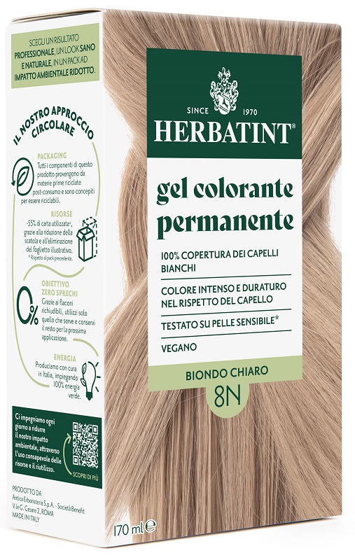 HERBATINT 8N BIONDO CHIARO 170 ML - farmaidea24.com