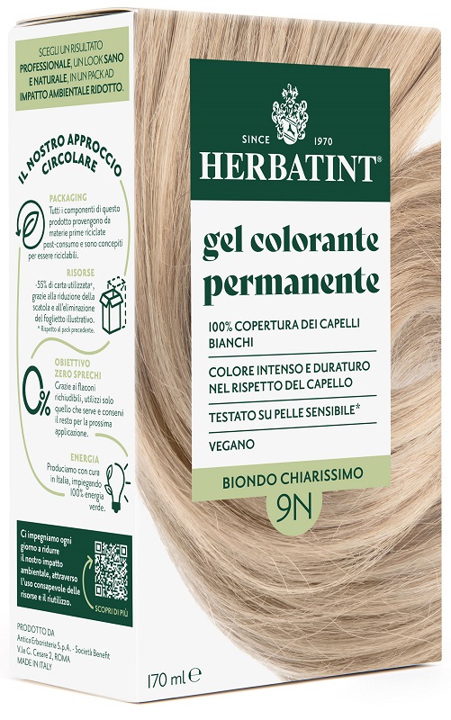 HERBATINT 9N BIONDO CHIARISSIMO 170 ML - farmaidea24.com
