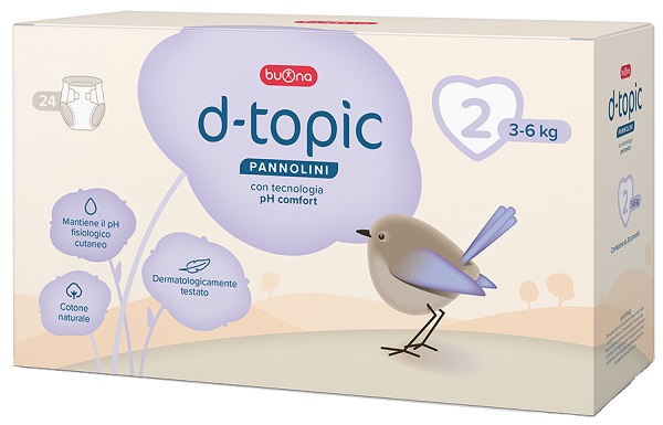 D-TOPIC PANNOLINI TAGLIA 2 24 PEZZI - farmaidea24.com