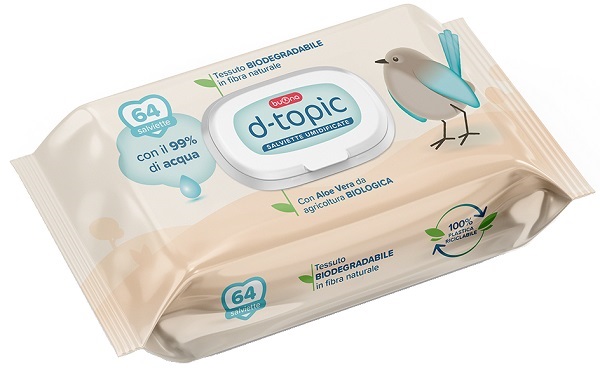 D-TOPIC SALVIETTE UMIDIFICATE 64 PEZZI - farmaidea24.com