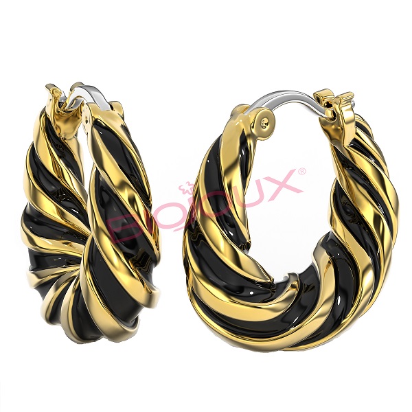 BJT365 ORECCHINO ALARA WHITE GOLD PLATED - farmaidea24.com