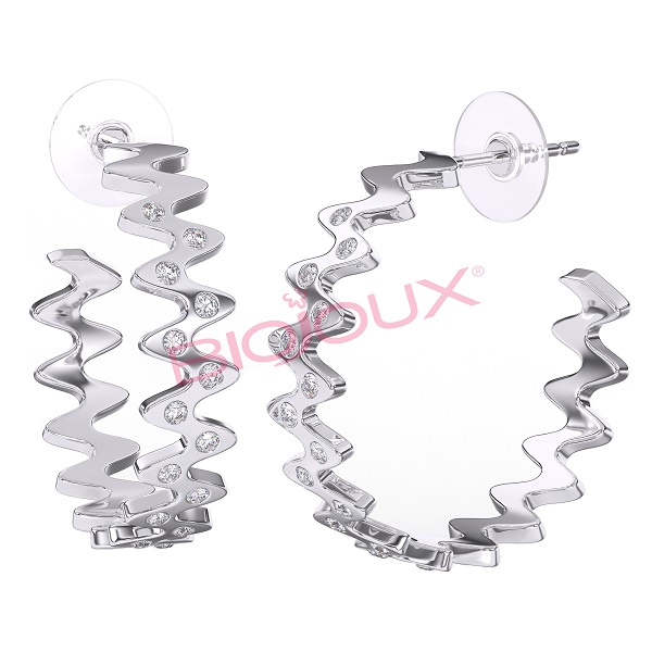 BJT370 ORECCHINO SARIEL STAINLESS STEEL - farmaidea24.com