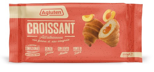 AGLUTEN CROISSANT ALBICOCCA 4 PEZZI DA 55 G - farmaidea24.com