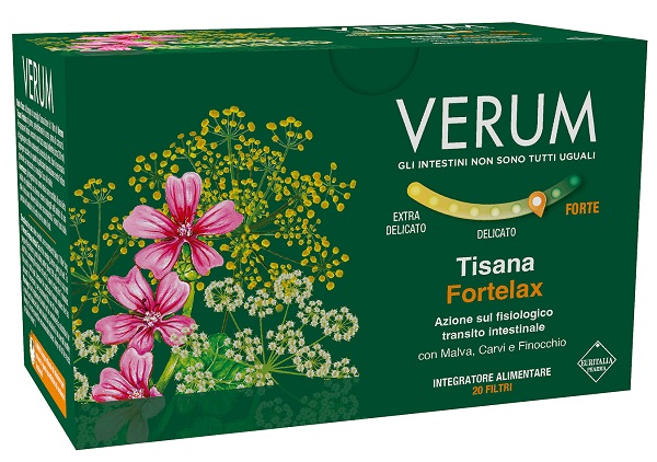 VERUM FORTELAX TISANA 20 FILTRI NEW - farmaidea24.com