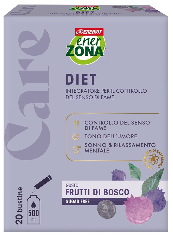 ENERZONA CARE DIET FRUTTI DI BOSCO 20 BUSTINE - farmaidea24.com