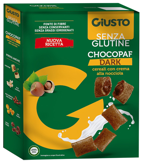 GIUSTO SENZA GLUTINE CHOCOPAF DARK 250 G - farmaidea24.com