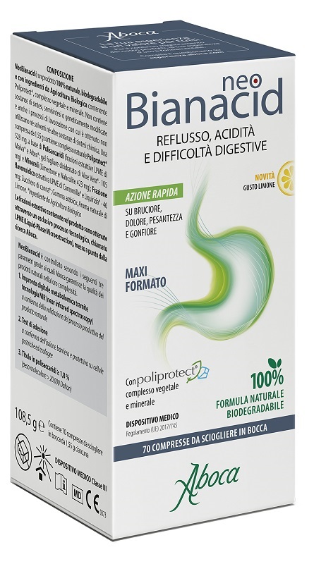 NEOBIANACID 70 COMPRESSE LIMONE - farmaidea24.com