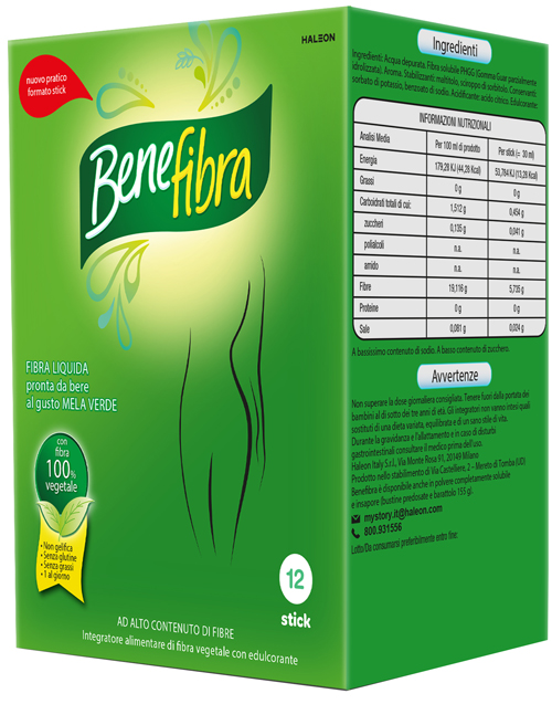 BENEFIBRA LIQUIDA 12 STICK DA 30 ML - farmaidea24.com